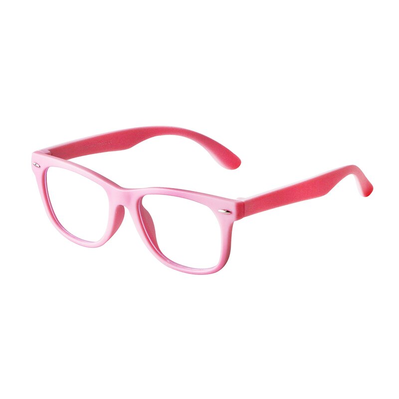 Glasses Manufacturer - Children's Square Optical Kid's Silicone Blue Light Blocking Eyeglasses Frame Anti-radiation Computer