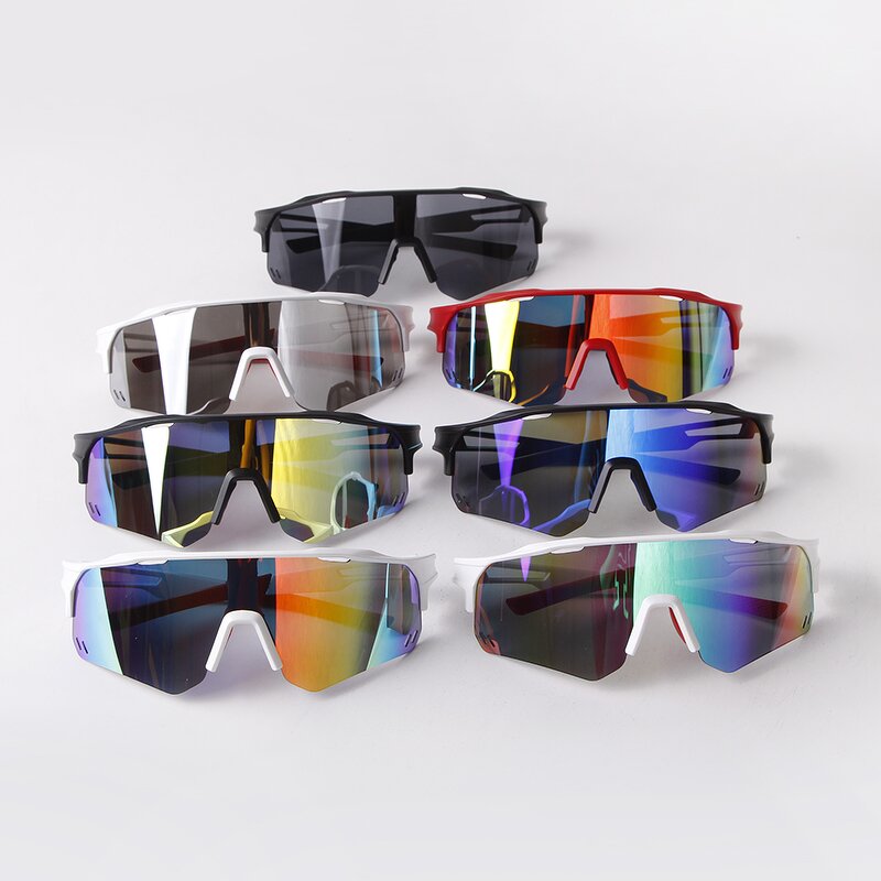Sunglasses Manufacturer - Outdoor Windproof Cycling Running Road Biking Half Frame Dazzling Sports Eyewear for Men