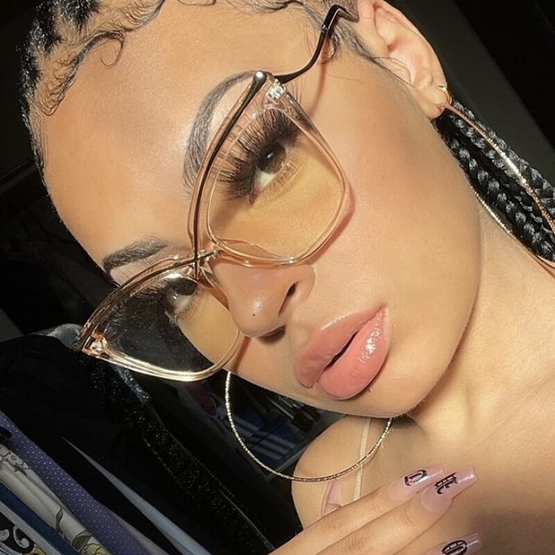 Glasses Manufacturer - 2023 New Fashion X Cat Eye Optical Metal Frame Anti Blue Light for Women Retro Computer