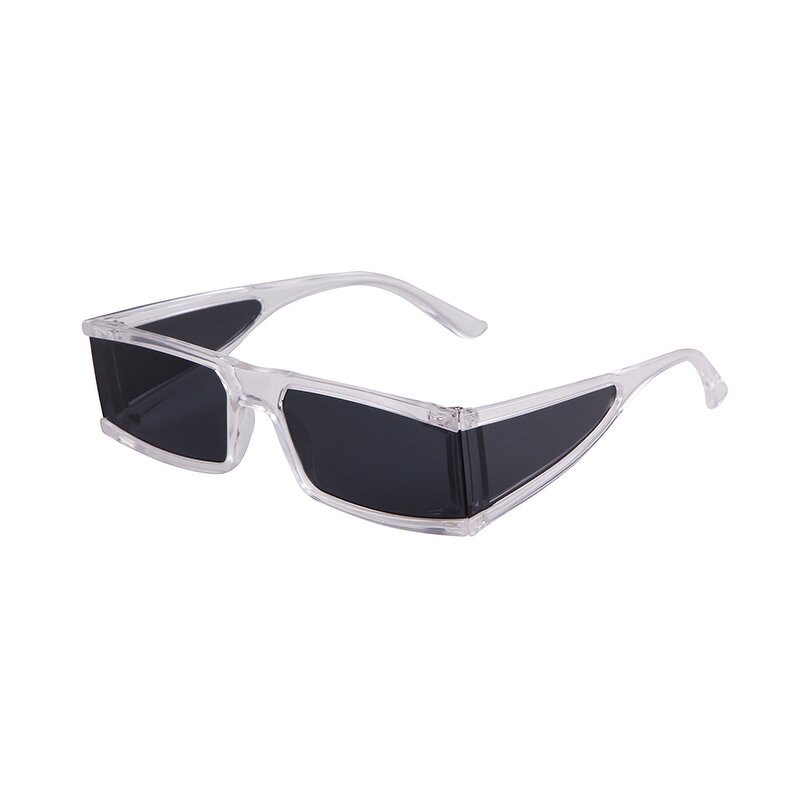 Sunglasses Manufacturer - Hot Fashion Small Square Silver Frame Vintage Rectangle Black Cooling Glass for Men