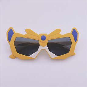 Sunglasses Manufacturer - 2025 Robot Children Silicone Polarized Shade Glasses Boys Outdoor Sun Protection Armor Warrior Kid