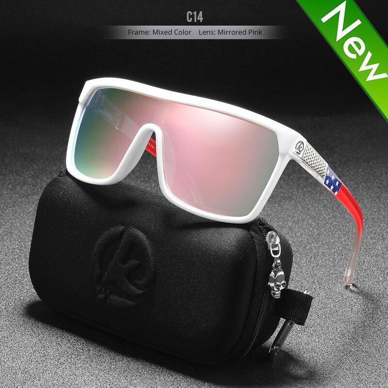 Sunglasses Manufacturer - Brand Fashion Flat Top One Piece Sports for Men Classic CAT.3 Cycling Polarized Male
