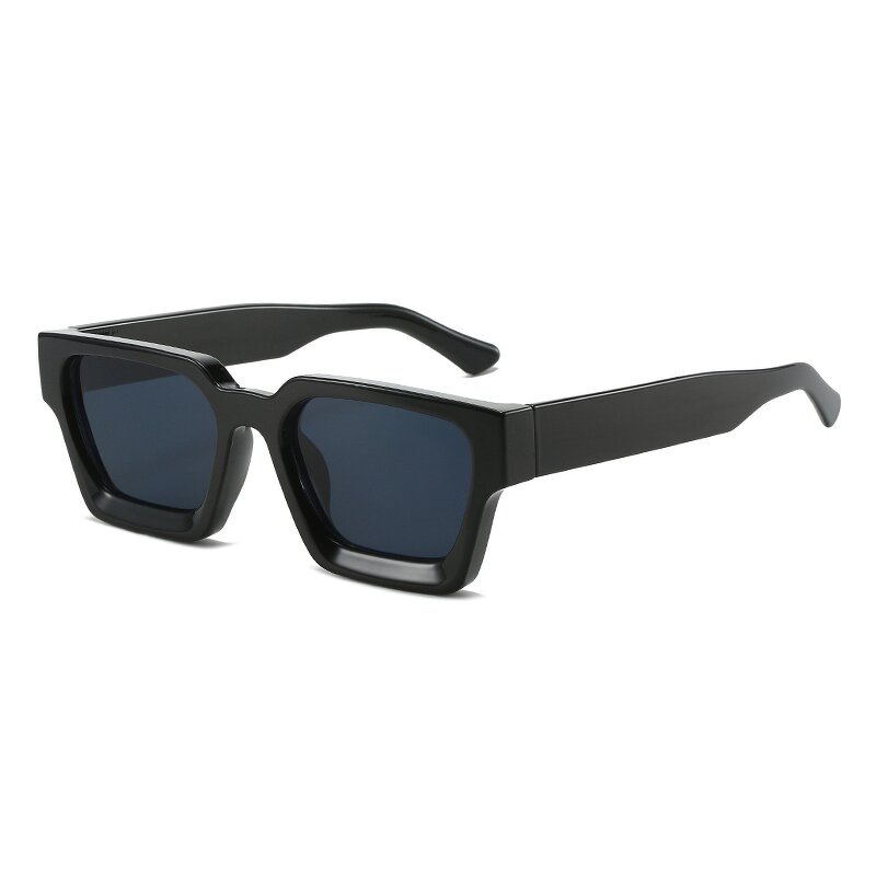 Sunglasses Manufacturer - Vintage Retro Custom Logo 2023 Hot Sell Square Shades Small Frame Black