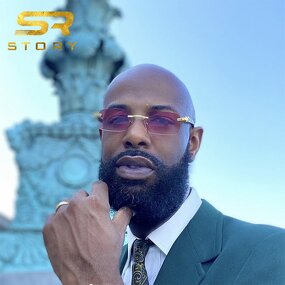 Sunglasses Manufacturer - Fashion Rimless Square Wooden for Men Brand Design Retro Sliced Ocean Lens Frameless Rectangular