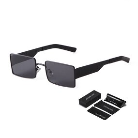 Sunglasses Manufacturer - OEM&ODM Custom Logo Brand Designer Retro Vintage Rectangle for Women Men