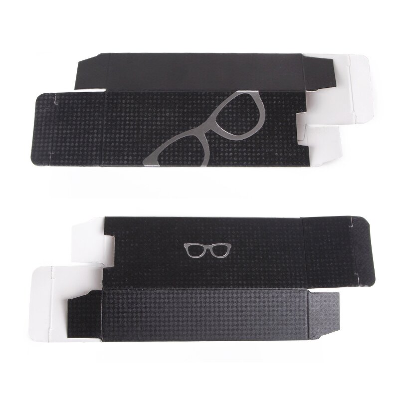 Glasses Case Manufacturer - Sunglasses Box Gift Case for Glasses Trendy Orange Eyewear Cardboard Box Glasses Protection Case Custom Logo