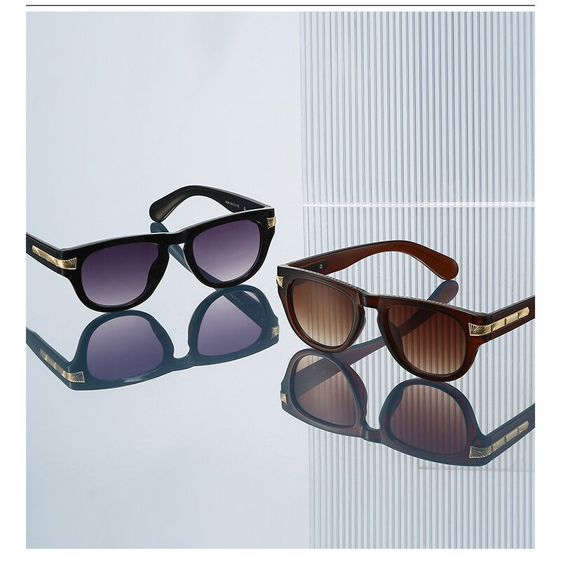 Sunglasses Manufacturer - New Fashion UV400 Summer PC Cat Eye Shades Vintage Black Pink for Women Designer Retro for Ladies Men