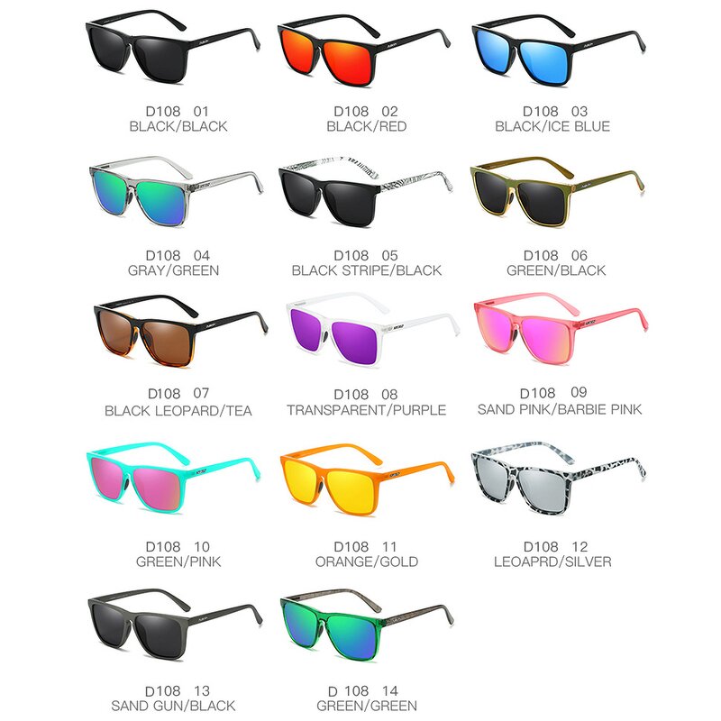 Sunglasses Manufacturer - Brand High Quality CE UV400 Square Polarized Classic Mirror Lens Driving Sports Cat.3