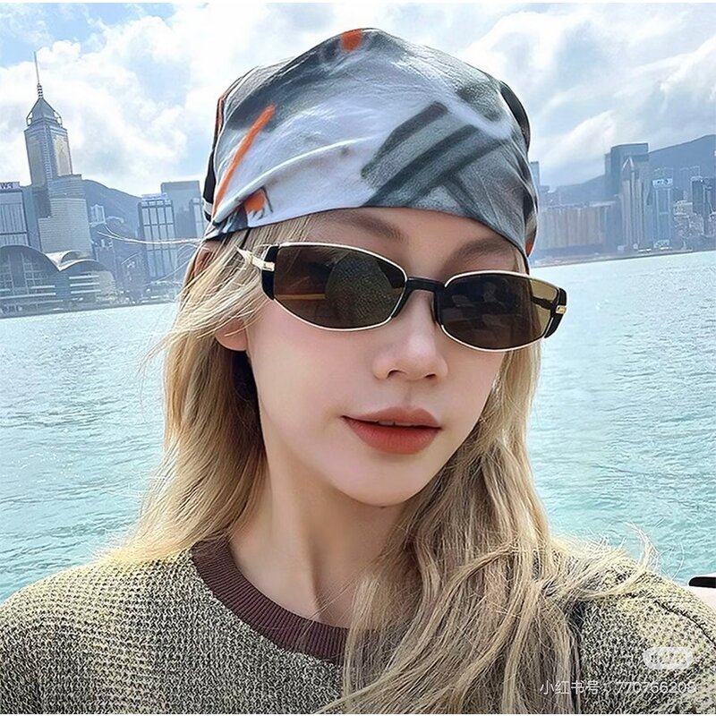 Sunglasses Manufacturer - Latest Vintage UV400 for Women Men Brand Designer Casual Shades 90s Brown Black Tinted PC Cat-eye Oval