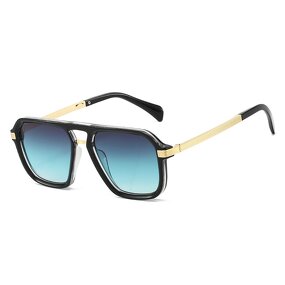 Sunglasses Manufacturer - Hexagon Designer Customized Logo Sports Orange Y2k for Women Men Brand Gafas De Sol De Lujo