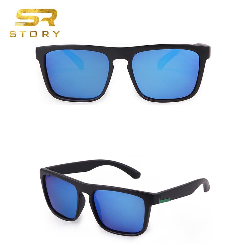 Sunglasses Manufacturer - 2024 High Quality Polarized Square for Men Brand Design Wood Grain Frame Outdoor Sport with Case OEM
