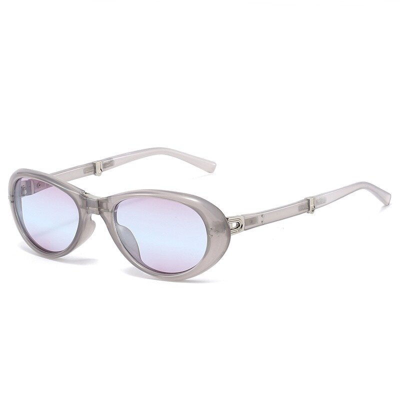 Sunglasses Manufacturer - Fashion Vintage Foldable for Women Brand Design PC Frame Cross Border Hot Selling Shades