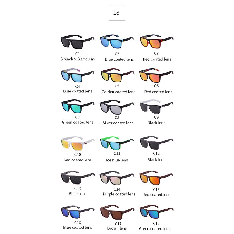 Sunglasses Manufacturer - Brand S Black Frame UV Protection Driving Polarized Sports for Men
