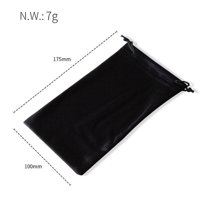 Glasses Accessories Manufacturer - Customized LOGO Eyewear Accessories Drawstring Soft Glasses Pouch Microfiber Glasses Cleaning Cloth