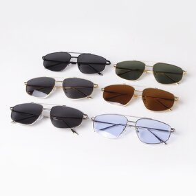 Sunglasses Manufacturer - Best Selling Pilot Trendy Metal Black 2025 Custom Logo UV400