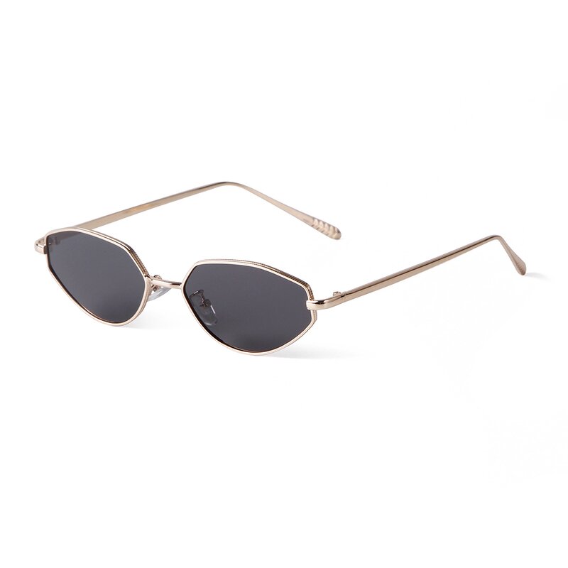 Sunglasses Manufacturer - New Fashion Women Small Frame Cat Eye Custom Logo Vintage Triangle Metal Uv400