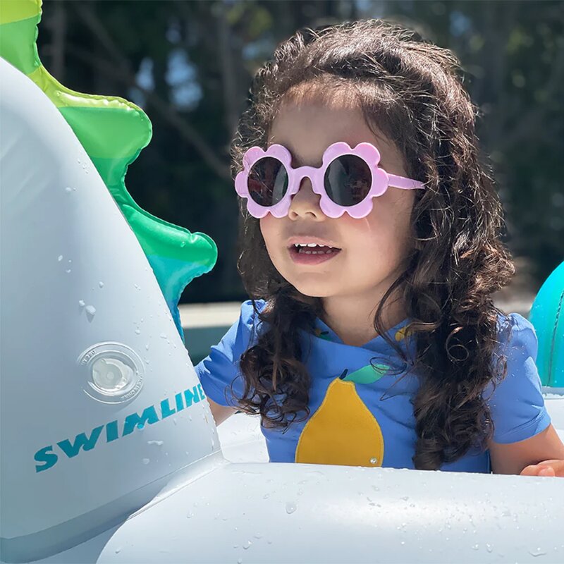 Sunglasses Manufacturer - 0-4 Years Old Cute Flower UV400 Shades Baby Pink Orange Silicone Polarized for Girl Boy