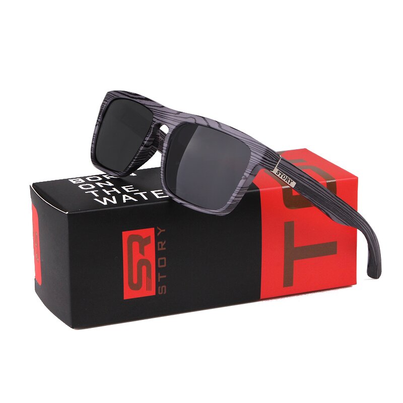 Sunglasses Manufacturer - Brand S Black Frame UV Protection Driving Polarized Sports for Men