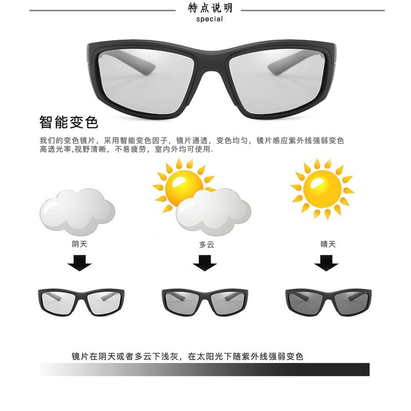 Sunglasses Manufacturer - Photochromic Polarizing Sport Cycling Wholesale Eyewear Premium for Men and Women