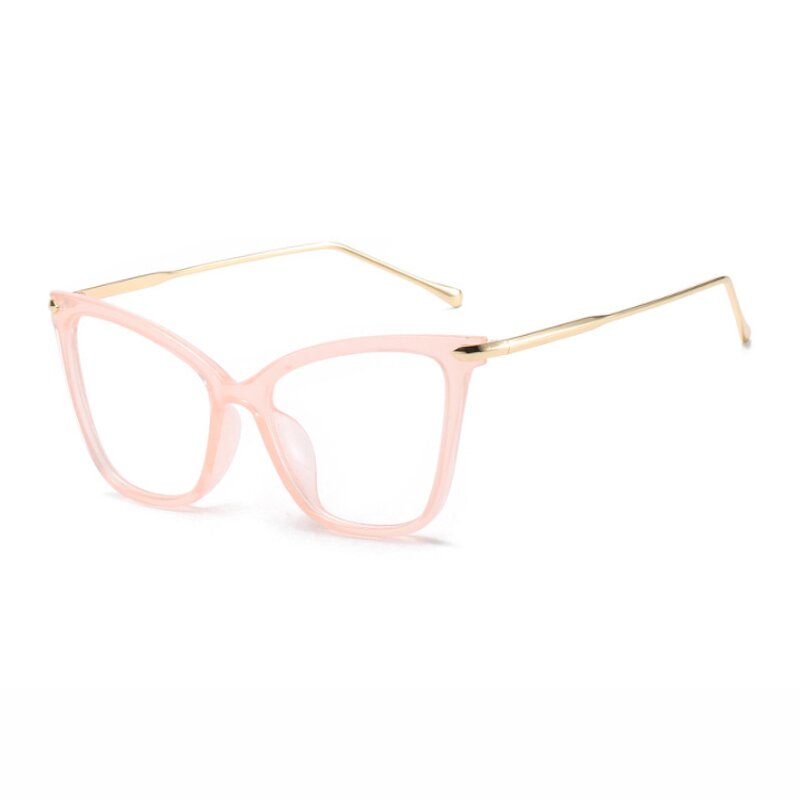 Glasses Manufacturer - Women Fashion Computer Protection Transparent Blue Light Blocking Cat Eye Optical Frames