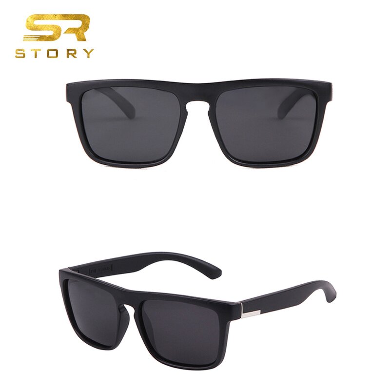 Sunglasses Manufacturer - 2024 High Quality Polarized Square for Men Brand Design Wood Grain Frame Outdoor Sport with Case OEM