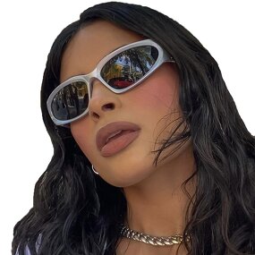 Sunglasses Manufacturer - 2022 Hot Sell Outdoor Sports Full Frame One Piece Y2K Shades Mirror Lenses Riding