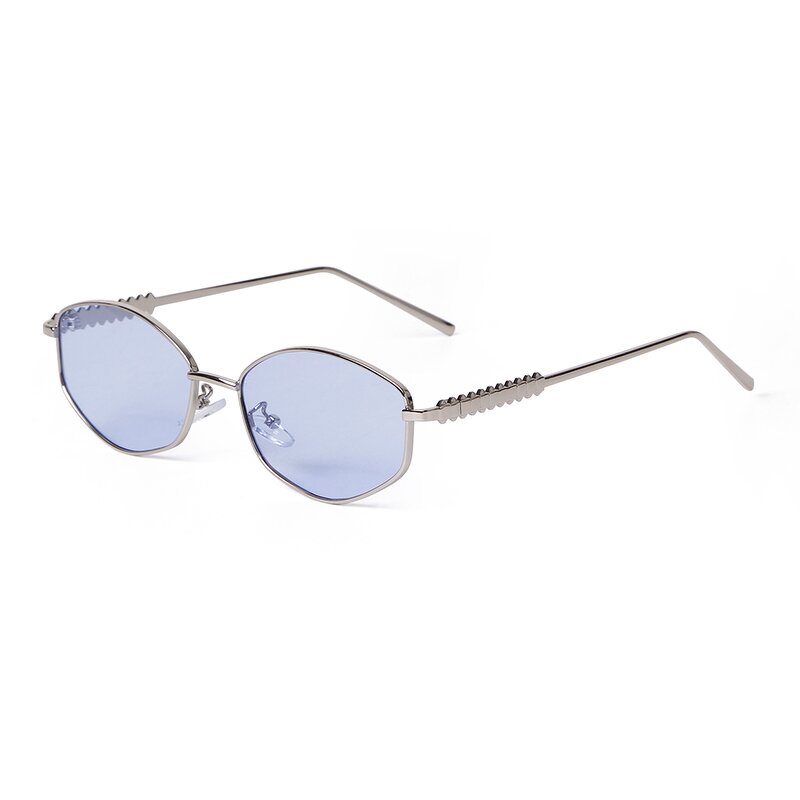 Sunglasses Manufacturer - Fashion Elegance Cat Eye for Women Classic Versatile Metal Gold Frame Tea Lens Hot Sales Shades