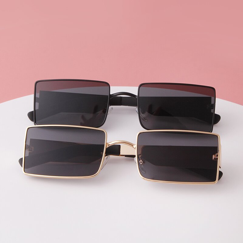 Sunglasses Manufacturer - OEM&ODM Custom Logo Brand Designer Retro Vintage Rectangle for Women Men