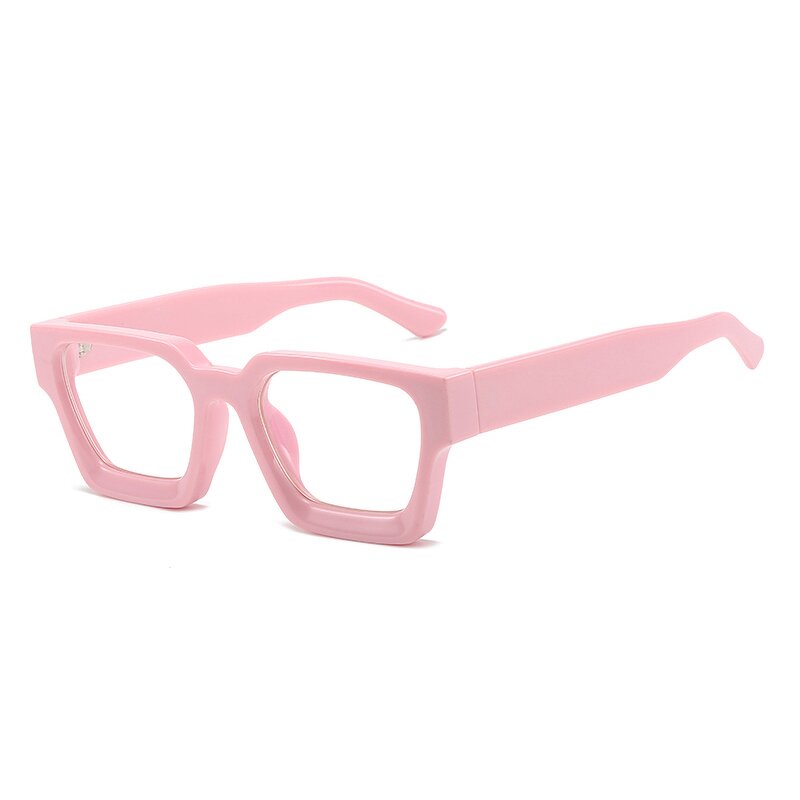 Glasses Manufacturer - Vintage Flat Lenses Eyeglasses Frames Square Frame Blue Light Blocking Eyewear Custom Computer