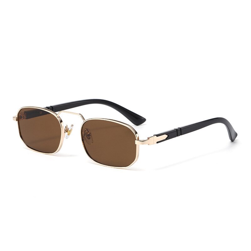 Sunglasses Manufacturer - Wholesale Brand Modern High Quality Rectangle Full Frame Metal Sun Shades Trendy for Women Men