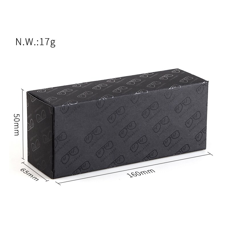 Glasses Accessories Manufacturer - Fashion Rectangular Sunglasses case Glasses Cloth and Polarized test Card a Set for Sale