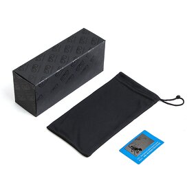 Glasses Accessories Manufacturer - Fashion Rectangular Sunglasses case Glasses Cloth and Polarized test Card a Set for Sale