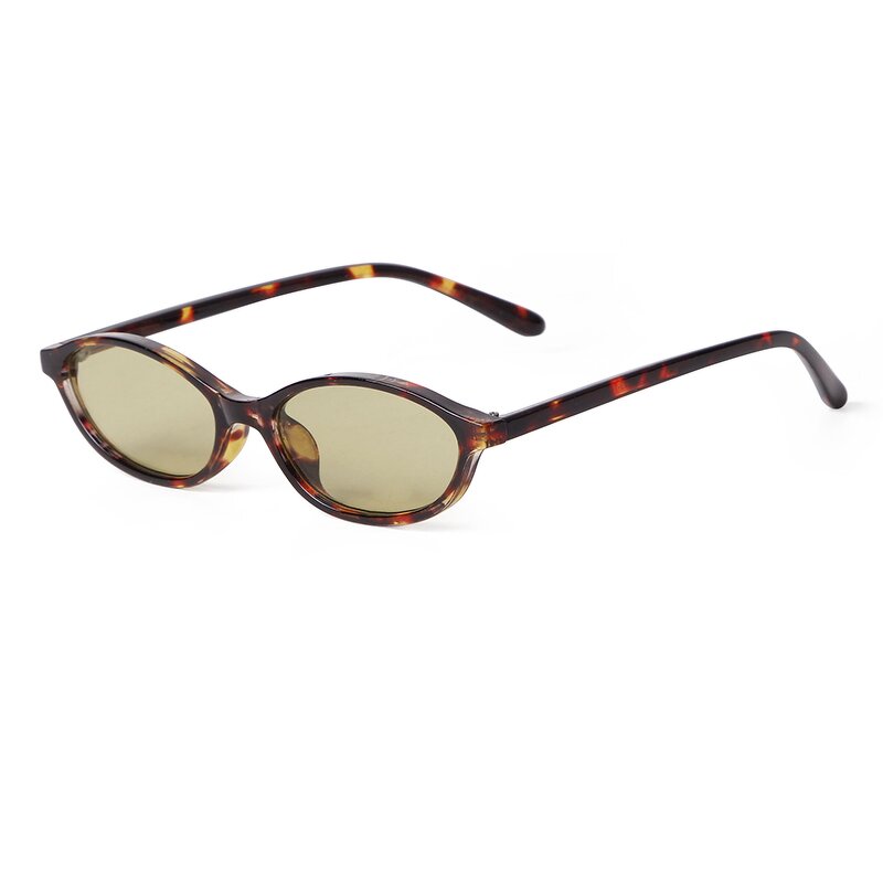 Sunglasses Manufacturer - Slim Small Oval Frame Shades UV400 Protection Full Frame for Women