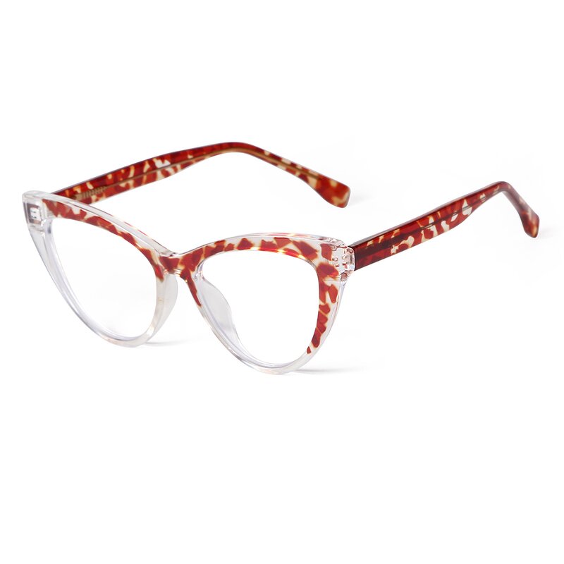 Glasses Manufacturer - 2025 Anti Blue Light TR90 Frames Optical New Arrival Lightweight Cat Eye Vintage Eyeglasses for Women Ladies