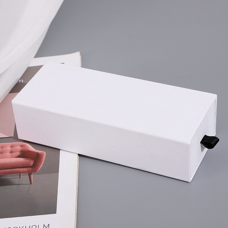 Glasses Case Manufacturer - Black White Cardboard Glasses Packaging Drawer Box Cosmetics Storage Paper Box Pink Gift Box
