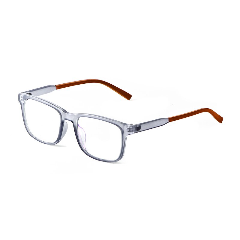 Glasses Manufacturer - Kid's Eyeglasses Blue Light Blocking TR90 Optical 7-12 Years Square Frame Computer Eyewear