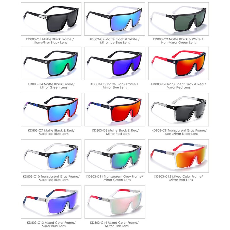 Sunglasses Manufacturer - Brand Fashion Flat Top One Piece Sports for Men Classic CAT.3 Cycling Polarized Male
