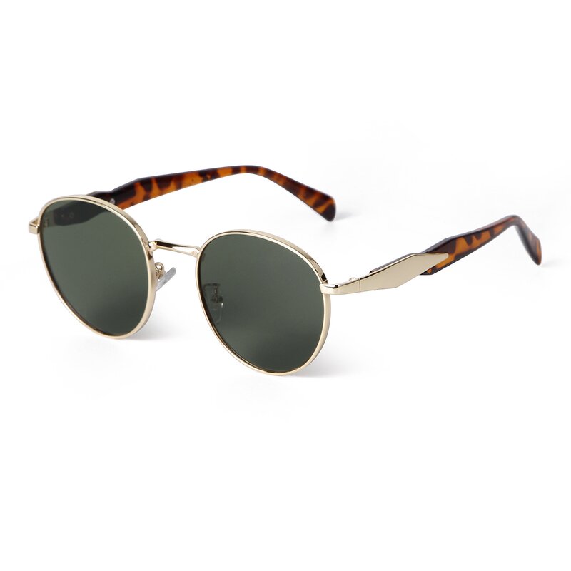 Sunglasses Manufacturer - Trendy Retro Oval for Women and Men Fashion Vintage 90s Metal Frame Custom Logo