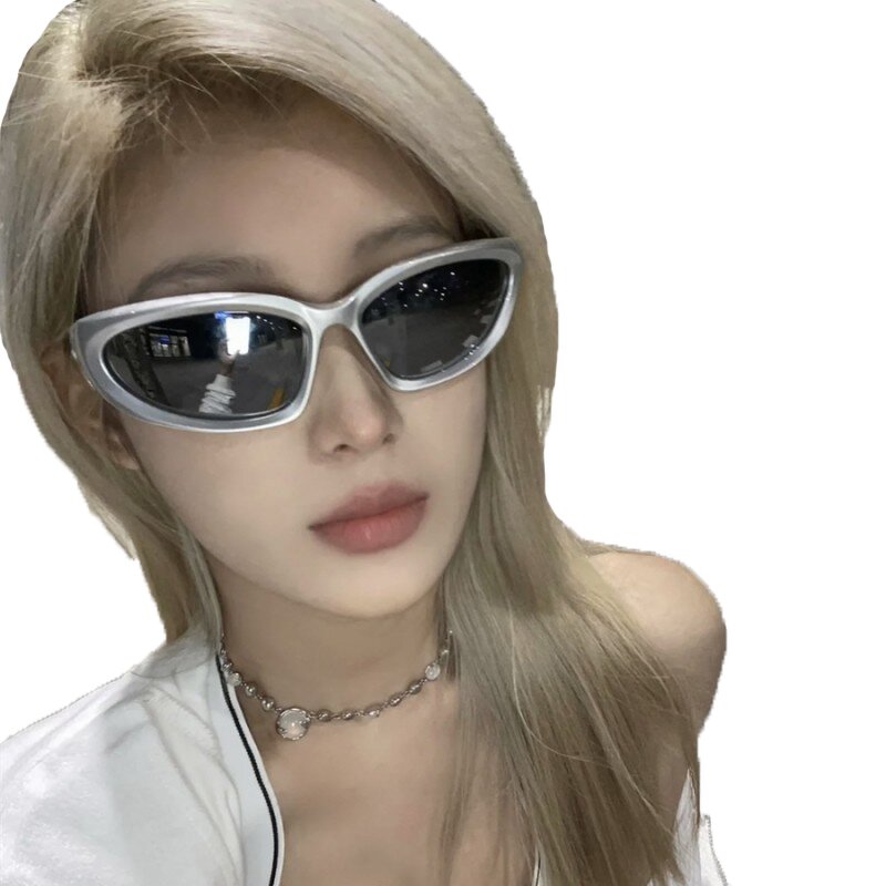 Sunglasses Manufacturer - 2022 Hot Sell Outdoor Sports Full Frame One Piece Y2K Shades Mirror Lenses Riding