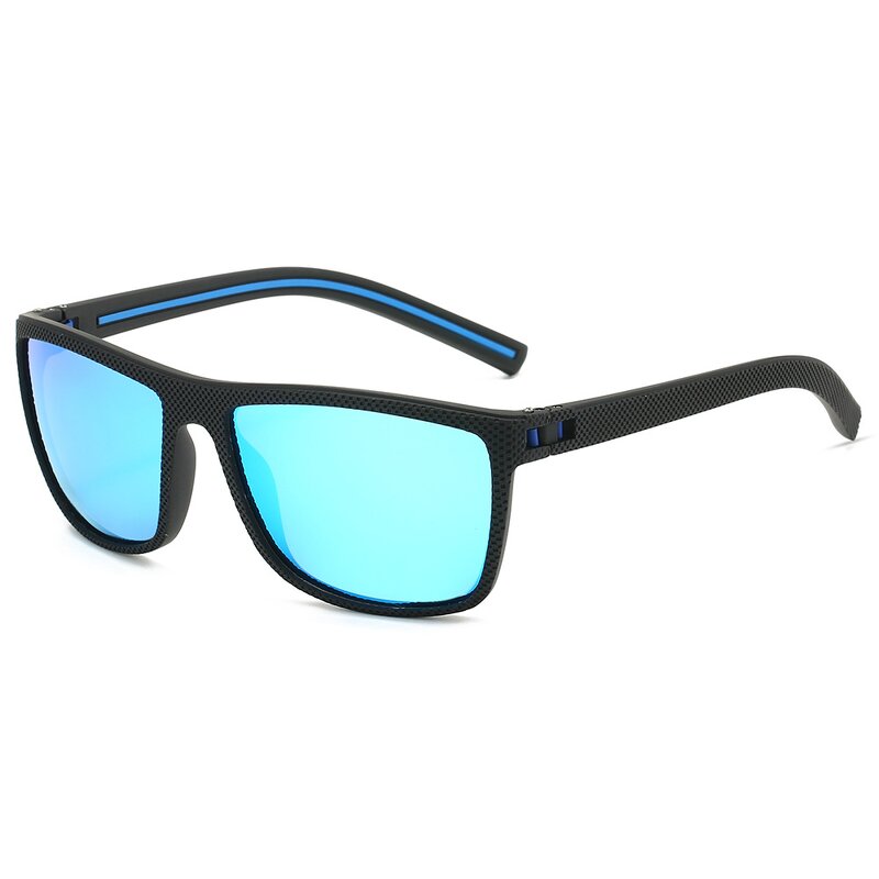Sunglasses Manufacturer - Mens Polarized Outdoor Square Cycling Sports Eyewear UV400 Reflective Lenses Driving Fishing