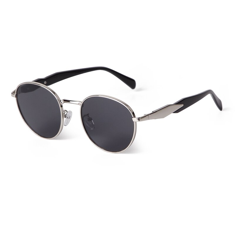 Sunglasses Manufacturer - Trendy Retro Oval for Women and Men Fashion Vintage 90s Metal Frame Custom Logo