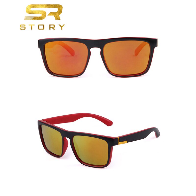 Sunglasses Manufacturer - 2024 High Quality Polarized Square for Men Brand Design Wood Grain Frame Outdoor Sport with Case OEM