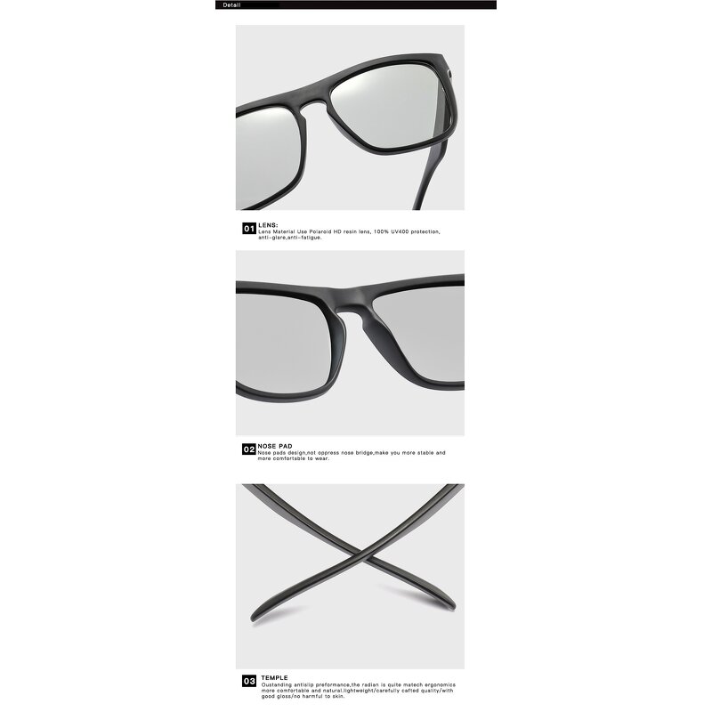 Sunglasses Manufacturer - Polarizing Photochromic Factory Hot Selling Driving for Men