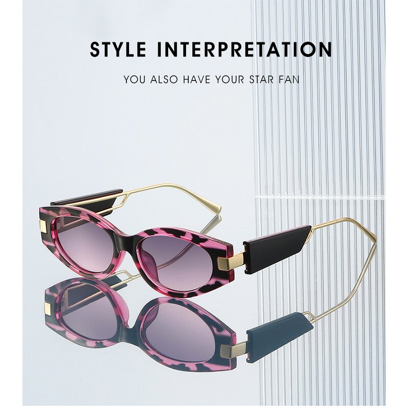 Sunglasses Manufacturer - Unisex Anti-glare Shades Female Eyewear UV400 for Women Cat Eye Vintage Brand Designer for Ladies