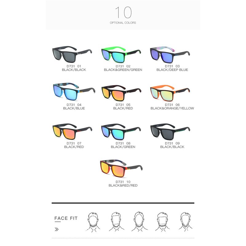 Sunglasses Manufacturer - Fashion Brand Polarized High Quality Sports Driving Black for Men