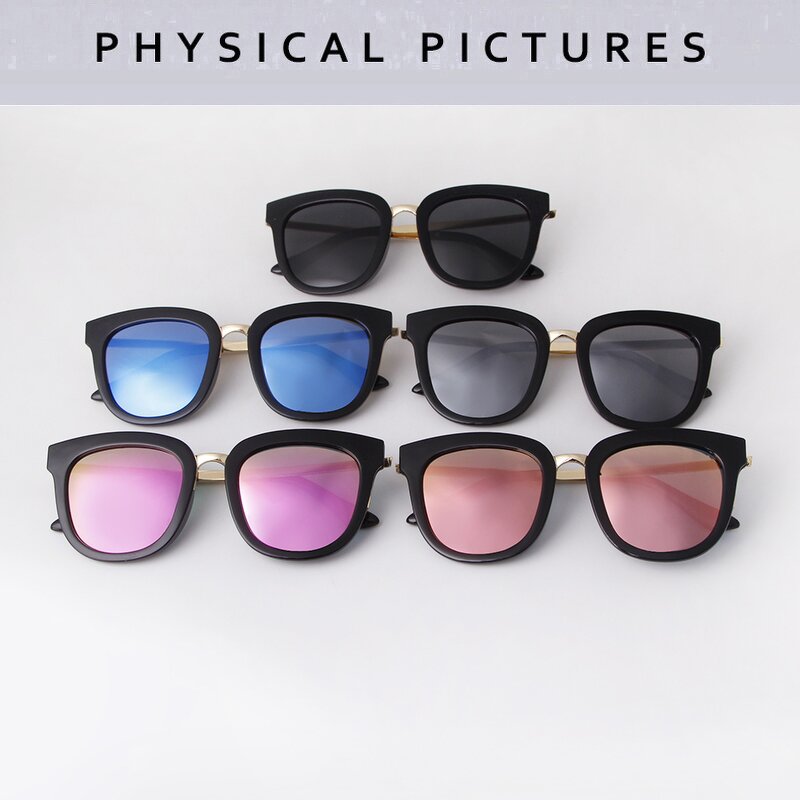 Sunglasses Manufacturer - Coating Lenses Polarized Retro Cat Eye Metal Eyeglasses Frames for Women Fashion Pink 2025