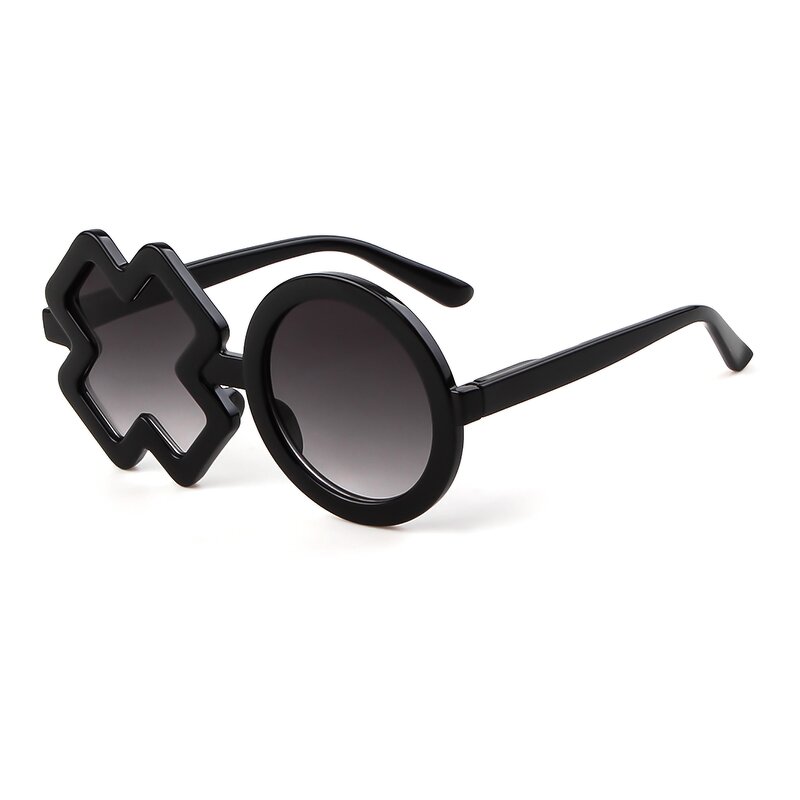 Sunglasses Manufacturer - New Cute Baby Comfortable Dazzling Round Frame Flower Petal Spring Legs Sunflower