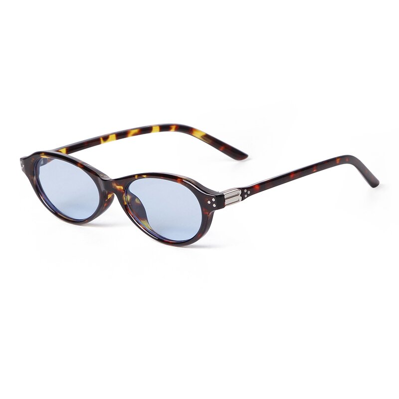 Sunglasses Manufacturer - Custom Logo Small Oval Cat Eye Retro Classic Rivet UV400 for Women Men