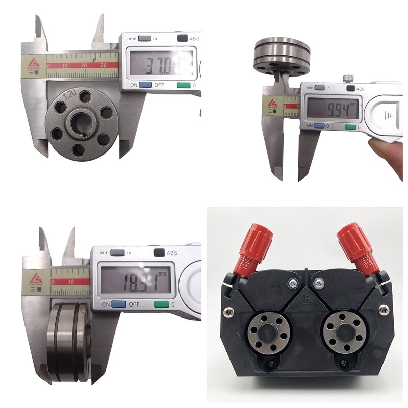 Wire Feeder Motor Roller Manufacturer - 2pcs/set WF007A V U Groove 371018.5mm 0.8/1.0mm 1.0/1.2mm 1.2/1.6mm 1.6-2.0 Feed Assembly