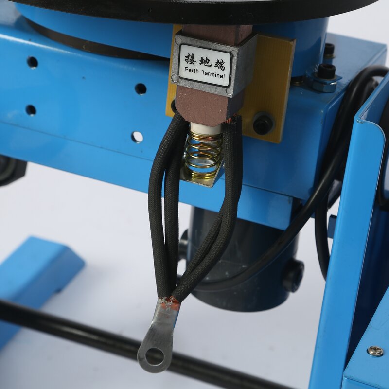 Welding Positioner Manufacturer - 50KG Combinatorial Turntable HD-50 With D200 Chuck and Pneumatic Torch Holder Center Hole 25mm/65mm